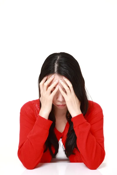 Portrait of depressed woman — Stock Photo, Image