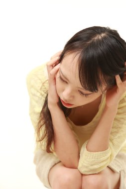 depresif kadın portresi