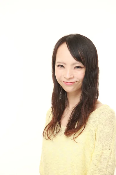 Japon kadın gülümsüyor — Stok fotoğraf
