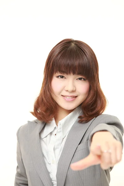 Japanese businesswoman decided — Stock Photo, Image