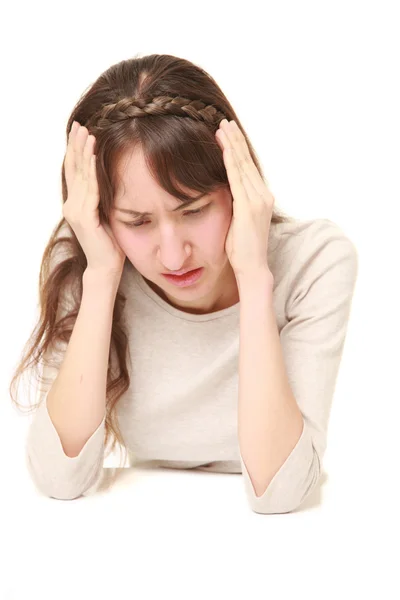 Retrato de mujer perpleja — Foto de Stock