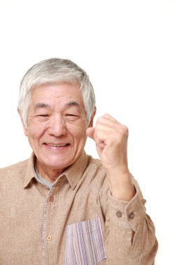 zafer poz üst düzey Japon adam