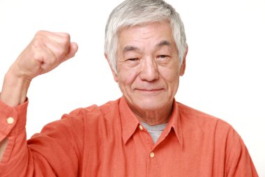 zafer poz üst düzey Japon adam