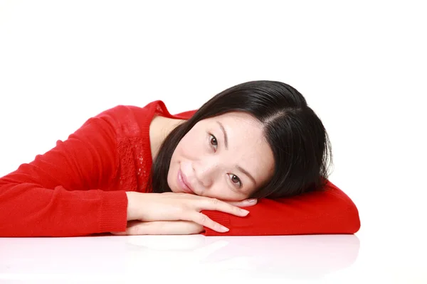 Japanese woman smiles — Stock Photo, Image