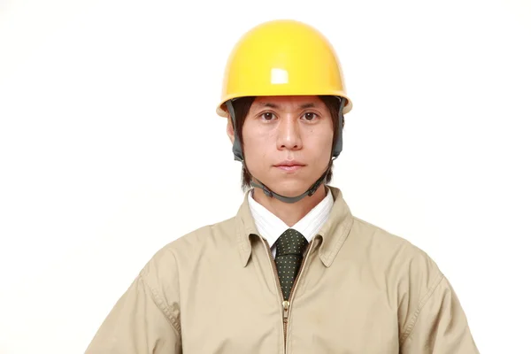 Unga japanska byggnadsarbetare — Stockfoto