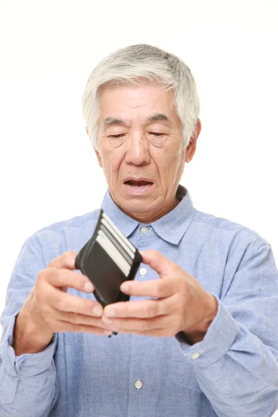 Pobre senior japonés hombre —  Fotos de Stock