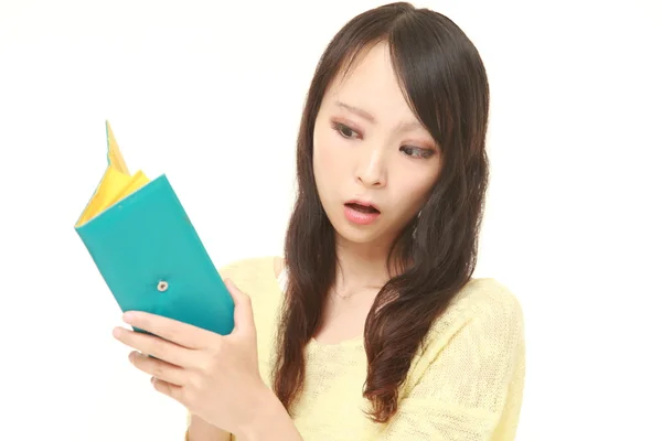 Poor young Japanese woman — Stock Photo, Image