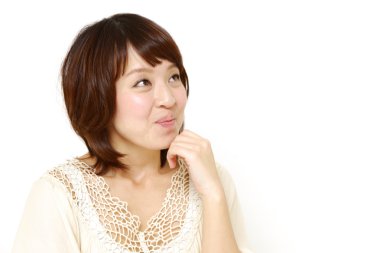 Geleceğinin hayalini kuran'lı Japon kadın　