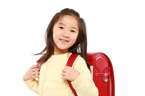 Japanese School Girl Smiles — Stock Photo, Image