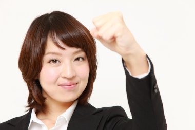Japon işkadını zafer poz