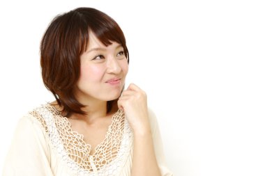 Geleceğinin hayalini kuran'lı Japon kadın　