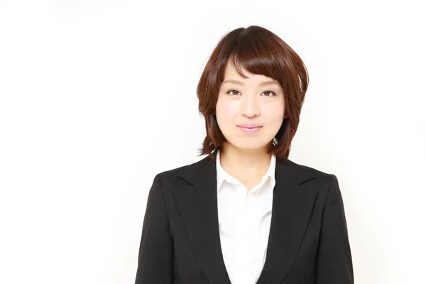 Japonesa empresaria sonríe —  Fotos de Stock