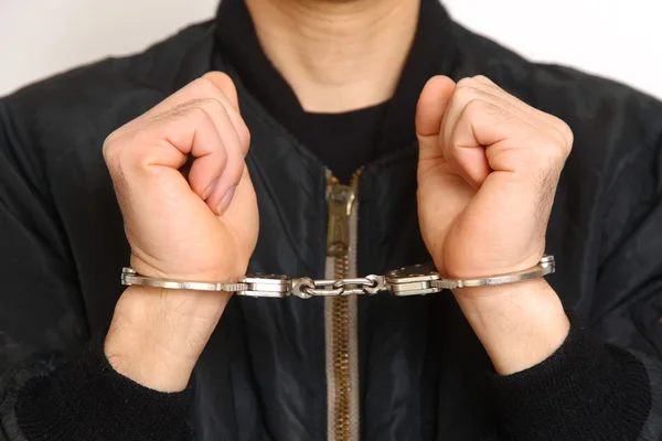 Arrested man — Stock Photo, Image