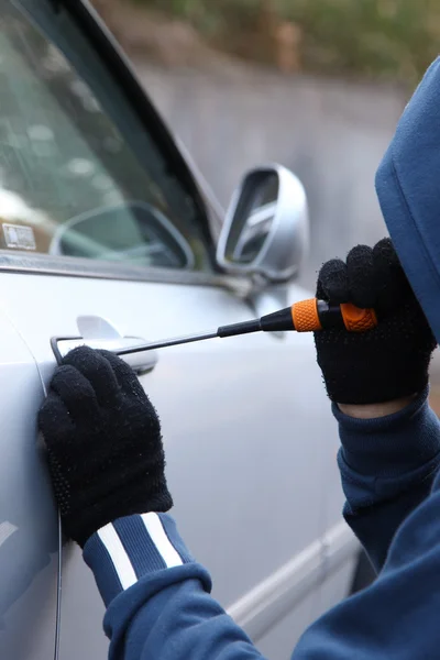 Ladrón de coches — Foto de Stock