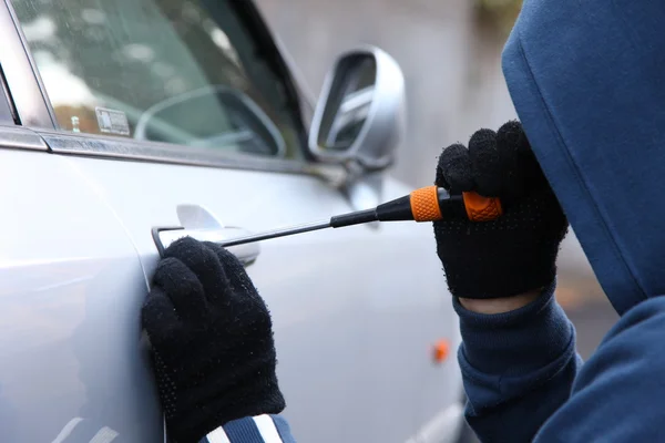 Car thief — Stock Photo, Image