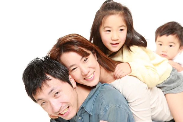 Japanese Family Of Four — Stock Photo, Image