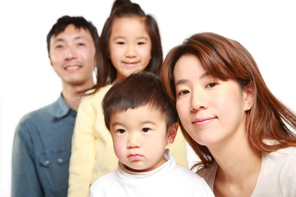 Japanese Family Of Four — Stock Photo, Image