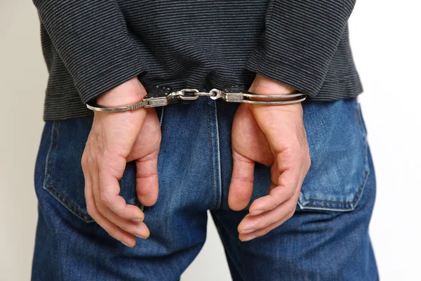 Arrested man — Stock Photo, Image