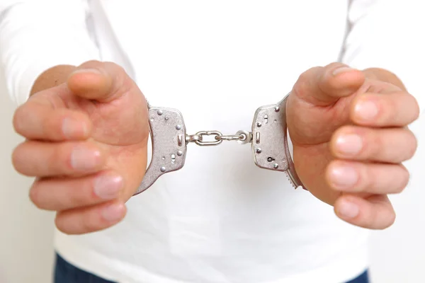 Arrested man — Stock Photo, Image