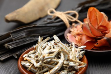 Japon çorba stok için tipik kurutulmuş gıdalar