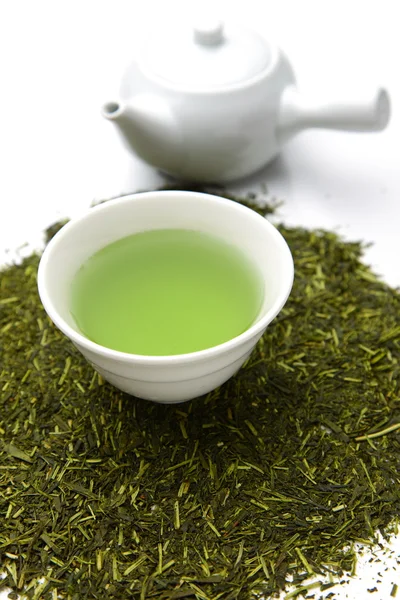 Jananese zelený čaj — Stock fotografie