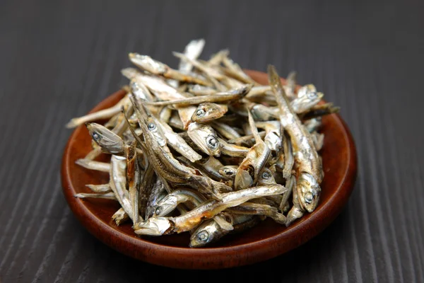 Gedroogd sardine voor Japanse soep voorraad — Stockfoto