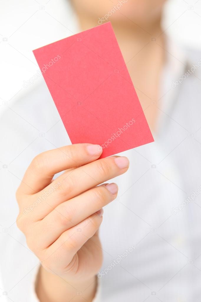 Red Card Stock Photo By ©deeblue 56904845