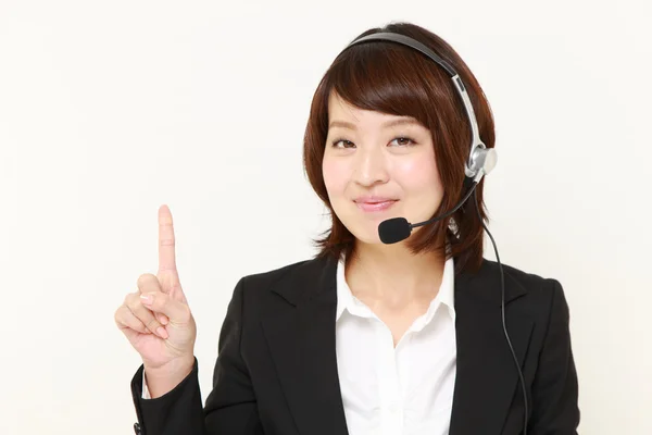 Imprenditrice di call center — Foto Stock