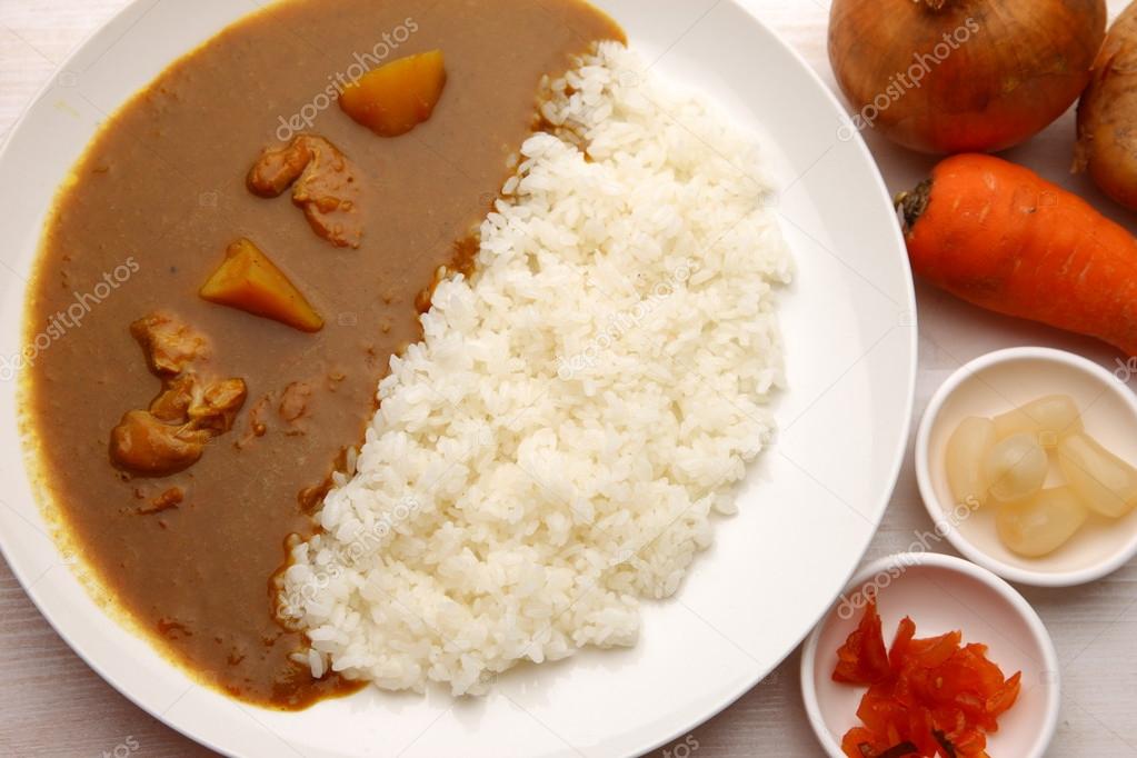 Curry with rice Japanese style