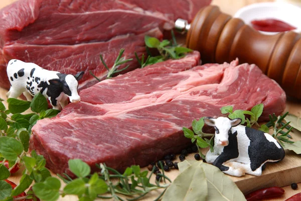 Fresh Raw Beef — Stock Photo, Image