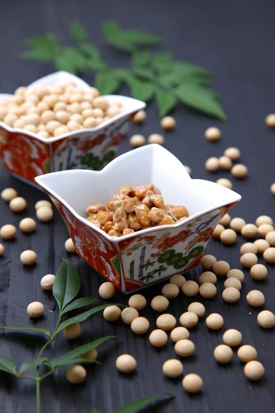 Japansk traditionell mat "Natto" — Stockfoto