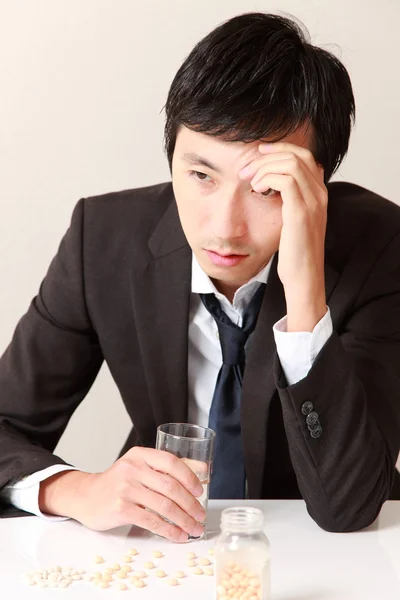 Businessman suffers from a neurosis — Stock Photo, Image