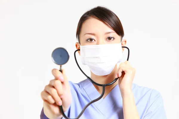 Doctor with stethoscope — Stock Photo, Image