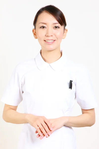 Pleasant young Japanese nurse — Stock Photo, Image