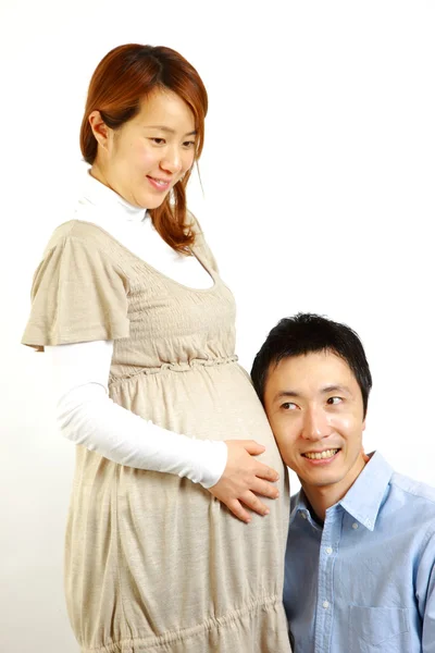 Pregnant couple — Stock Photo, Image