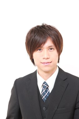 Japon işadamı gülümsüyor