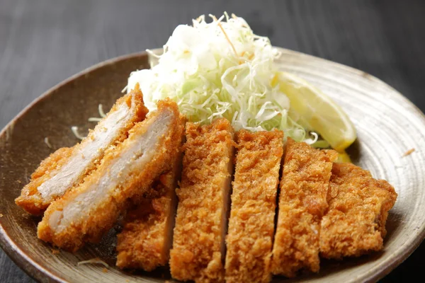 Costoletta di maiale giapponese Tonkatsu — Foto Stock