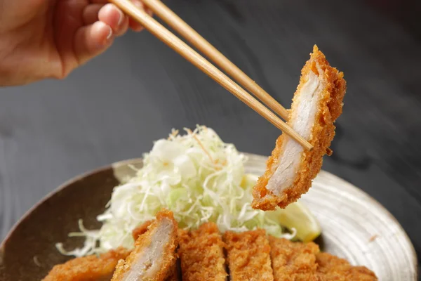 Escalope de porc japonaise Tonkatsu — Photo