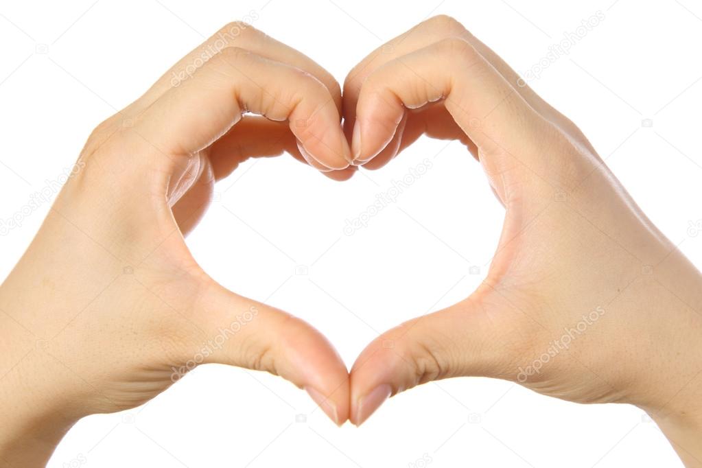 Heart Shaped Hands Sign Stock Photo Image By C Deeblue