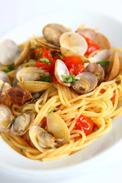 Spaghetti alle vongole — Stock Photo, Image