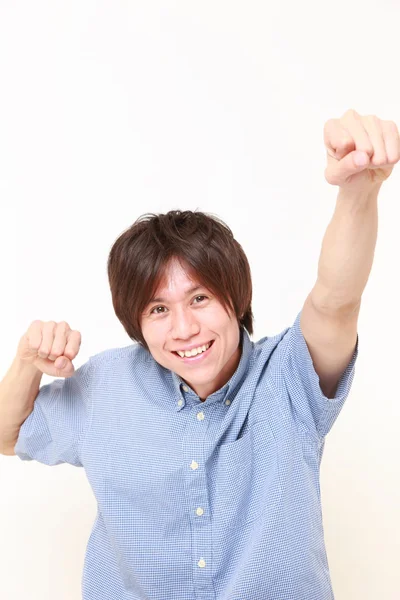 Homem japonês apela — Fotografia de Stock