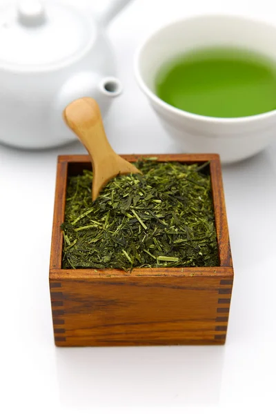 Jananese zelený čaj — Stock fotografie