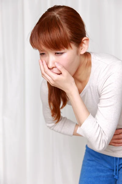 Vomito donna — Foto Stock