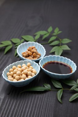 Japon geleneksel soya işlenmiş gıdalar