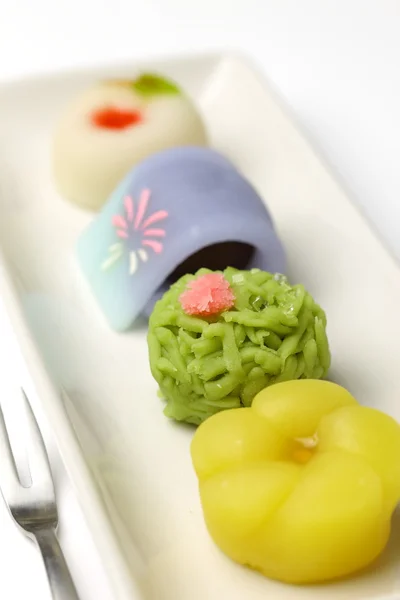 Tradiční japonské sladkosti — Stock fotografie