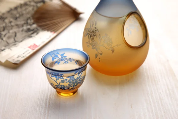Licor tradicional japonés SAKE — Foto de Stock