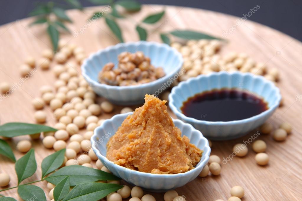 Japaneese traditional soybean processed foods Stock Photo by ©deeblue