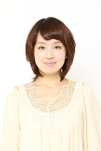 Japonská žena úsměvy — Stock fotografie