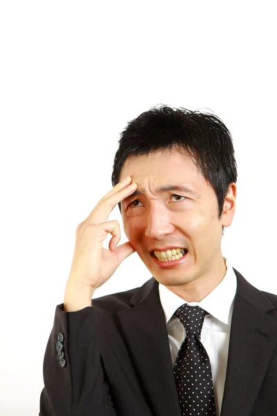 Japanese businessman regrets — Stock Photo, Image