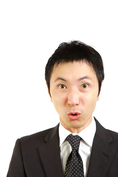 Angry Japanese businessman — Stock Photo, Image